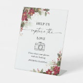 ポイ素朴ン救済セティア我々は愛のサインをキャプチャ 台座サイン (正面)