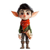 ポイ10代のトクリスマス小妖精や小人メンズティー Tシャツ