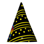 ポウアートポップ・アートのマンガスーパーパワー誕生日ハット パーティーハット (右)