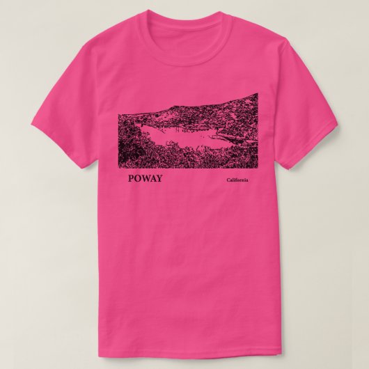 ポウェイカリフォルニアTシャツ4 Tシャツ (デザイン正面)