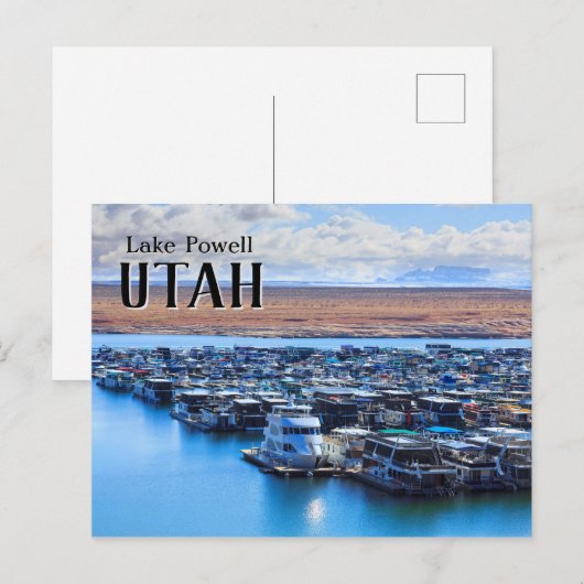 ポウェル湖 ポストカード (正面/裏面)