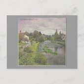 ポウシス州ニュータウンの川ハフーン ポストカード (正面)