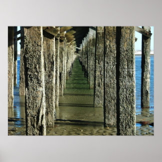 ポウダーポイント橋duxbury ma. ポスター