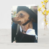 ポウチベグス恩赦の誕生日 カード (黄色い花)