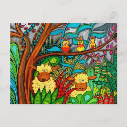 ポウチュウドリ ポストカード (正面)