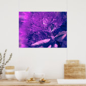 ポウチュカワの紫色のポスター ポスター (キッチン)