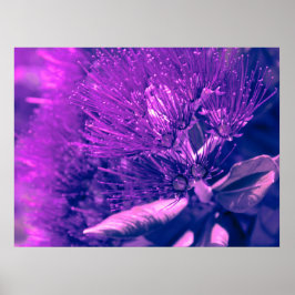 ポウチュカワの紫色のポスター ポスター