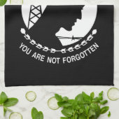 ポウミア国旗恋しく思:ベトナム戦争の兵士,第2次世界大戦 キッチンタオル (折り畳み)