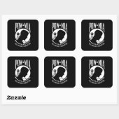 ポウミア国旗恋しく思:ベトナム戦争の兵士,第2次世界大戦 スクエアシール (シート)