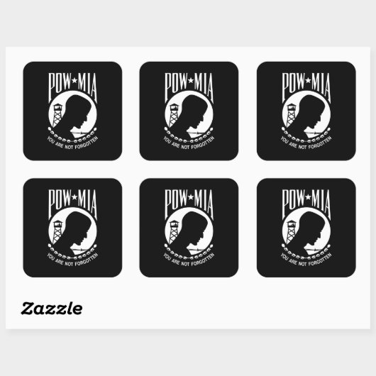 ポウミア国旗恋しく思:ベトナム戦争の兵士,第2次世界大戦 スクエアシール (シート)