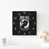 ポウミア国旗恋しく思：ベトナム戦争の兵士，第2次世界大戦 スクエア壁時計 (ホーム)