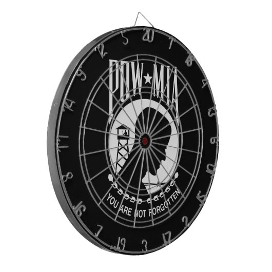 ポウミア国旗恋しく思：ベトナム戦争の兵士，第2次世界大戦 ダーツボード (正面左)