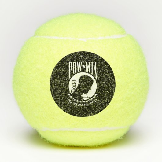 ポウミア国旗恋しく思：ベトナム戦争の兵士，第2次世界大戦 テニスボール (正面)