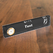 ポウミア国旗恋しく思:ベトナム戦争の兵士,第2次世界大戦 デスクネームプレート (側面)