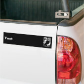 ポウミア国旗恋しく思：ベトナム戦争の兵士，第2次世界大戦 バンパーステッカー (トラック上)