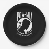 ポウミア国旗恋しく思：ベトナム戦争の兵士，第2次世界大戦 ペーパープレート (正面)