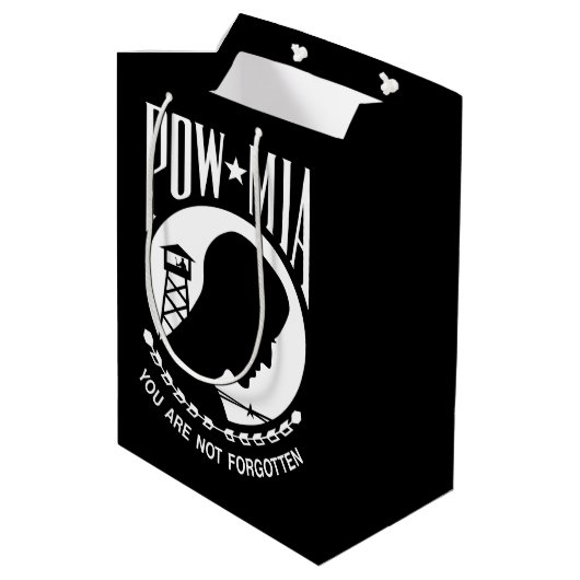 ポウミア国旗恋しく思：ベトナム戦争の兵士，第2次世界大戦 ミディアムペーパーバッグ (裏面アングル)