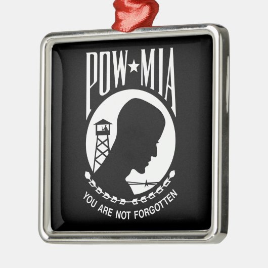 ポウミア国旗恋しく思：ベトナム戦争の兵士，第2次世界大戦 メタルオーナメント (左)