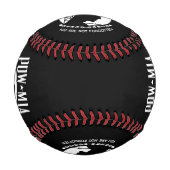 ポウミア国旗恋しく思：ベトナム戦争の兵士，第2次世界大戦 野球ボール (裏面)