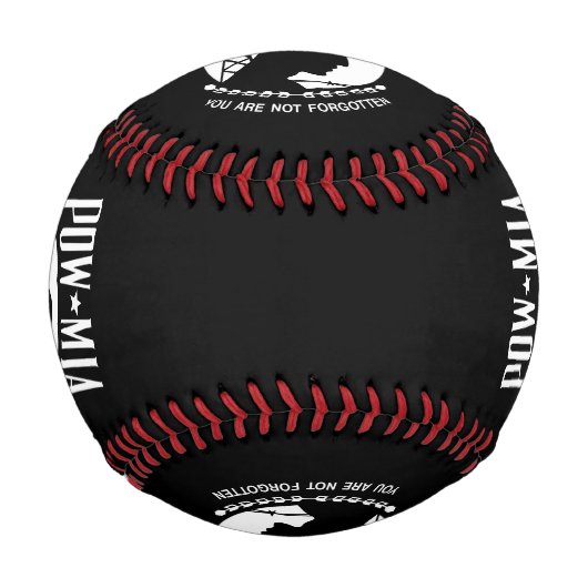 ポウミア国旗恋しく思：ベトナム戦争の兵士，第2次世界大戦 野球ボール (裏面)