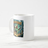 ポウルトガイストイラストレーションコンボおもしろい生物 コーヒーマグカップ (正面左)