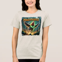 ポウルトガイストイラストレーションコンボおもしろい生物 トライブレンドＴシャツ