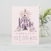 ポウワウテペ誕生日パーティー写真招待状 招待状 (スタンド正面)