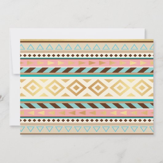 ポウワウワウトライバルテペブライダルシャワー招待 招待状 (裏面)