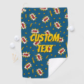 ポウ漫画効果音パターン ゴルフタオル (インサイチュ)