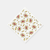 ポウ漫画効果音パターン スタンダードカクテルナプキン (角)