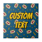 ポウ漫画効果音パターン タイル (正面)