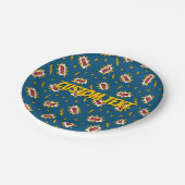 ポウ漫画効果音パターン ペーパープレート (アングル)