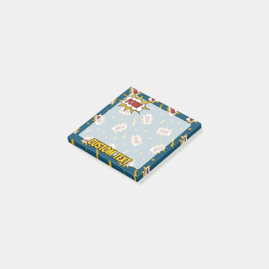 ポウ漫画効果音パターン ポストイット (アングル)