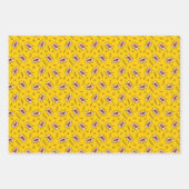 ポウ漫画効果音パターン ラッピングペーパーシート (正面3)