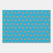 ポウ漫画効果音パターン ラッピングペーパーシート (正面2)