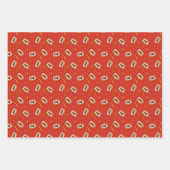 ポウ漫画効果音パターン ラッピングペーパーシート (正面)