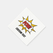 ポウ漫画効果音 スタンダードカクテルナプキン (角)