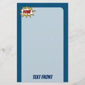 ポウ漫画効果音 チラシ (正面)