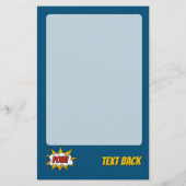 ポウ漫画効果音 チラシ (裏面)