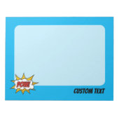 ポウ漫画効果音 ノートパッド (正面)