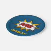 ポウ漫画効果音 ペーパープレート (アングル)