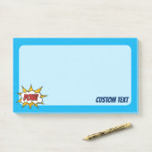 ポウ漫画効果音 ポストイット (デスク)