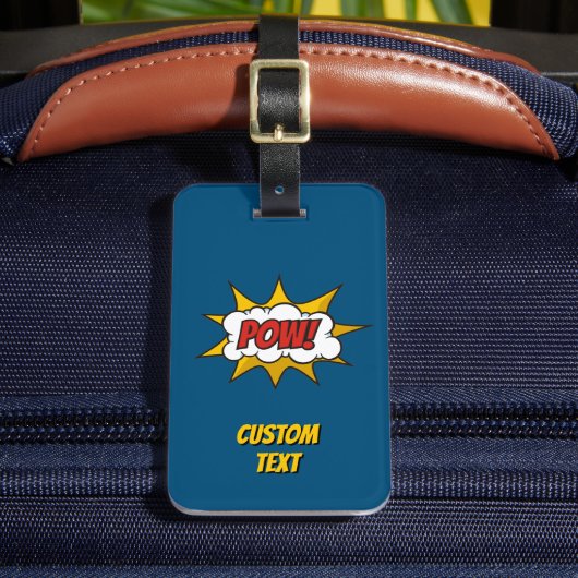 ポウ漫画効果音 ラゲッジタグ (正面インサイチュ2)