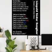 ポエムアモンフレールブラン ポスター (ホームオフィス)