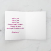 ポエムカードありがとう！ サンキューカード (内部)