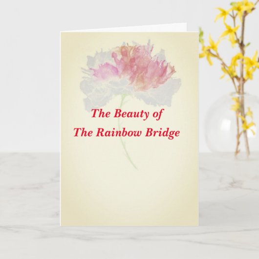 ポエム懇親会アットザレインボーブリッジフォールデッドカードFLS カード (黄色い花)