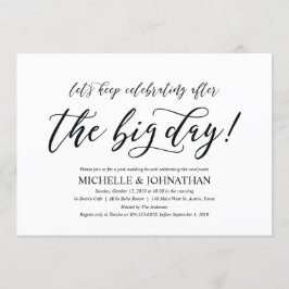 ポエレガントスト結婚ズブランチの招待状カード 招待状