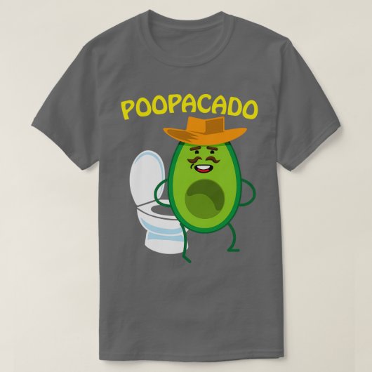 ポオパカドいけなパパアボカド Tシャツ (デザイン正面)