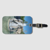 ポカテッロシンプロット平方ファウンテンラゲッジタグ ラゲッジタグ (正面横)