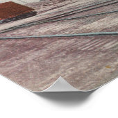 ポカテロID – 列車・人車のまわりに車 ポスター (角)